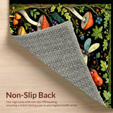 Chic Black and White Foliage(Red)