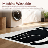 Chic Minimalist Cat Imagery(Black)