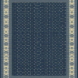 Elegant Beige Diamond Motif(Blue)