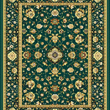 Ultra Soft Area Rug, Non Slip, Stain Resistant, Washable Area Rugs for Living Room, Bedroom, Contemporary Abstract Linear Theme(Green)