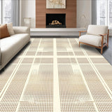 Ultra Soft Area Rug, Non Slip, Stain Resistant, Washable Area Rugs for Living Room, Bedroom, Modern Minimalist Faux Fur Appeal(Beige)
