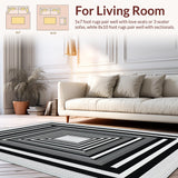 Luxe Optical Depth Illusion Motif(Black)