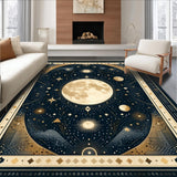 Vintage Crescent Solar Design(Black)
