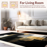 Trendy Vibrant Angular Composition(Black)