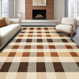 Chic Checkered Rustic Aesthetic Touch(Beige)