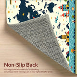 Geographical Discovery Round Area with Continents for Game Time(Black)