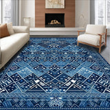 Modern Solid Blue Textured Aesthetic(Blue)