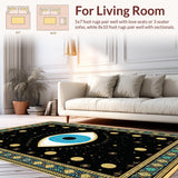 Ethnic Geometric Eye Symbol(Black)