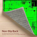 Lively Retro Inspired Graphic Feature(Green)