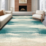 Ultra Soft Area Rug, Non Slip, Stain Resistant, Washable Area Rugs for Living Room, Bedroom, Coastal Ride Surf Enthusiast Rug with Oceanic Teal Surfboard Imagery(Blue)