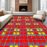 Joyful Colorful Geometric Interplay(Red)