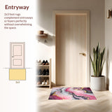 Sleek Modern Pastel Swirls(Pink)
