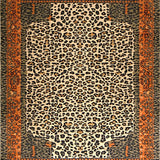 Ultra Soft Area Rug, Non Slip, Stain Resistant, Washable Area Rugs for Living Room, Bedroom, Elegant Neutral Toned Pattern(Beige)
