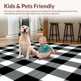 Contemporary Monochrome Patterned Mat(Black)