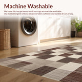 Elegant Toned Checkered Motif(Beige)