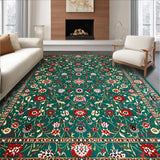 Intricate Floral Tapestry Design(Green)