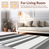 Sophisticated Striped Monochrome Theme(Black)