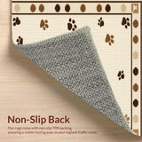 Ultra Soft Area Rug, Non Slip, Stain Resistant, Washable Area Rugs for Living Room, Bedroom, Contemporary Muted Pet Theme(Beige)