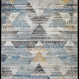 Ultra Soft Area Rug, Non Slip, Stain Resistant, Washable Area Rugs for Living Room, Bedroom, Boho Triangle Weave Carpet(Beige)