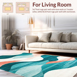 Artful Distressed Colorful Swirls(Blue)