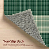 Contemporary Warm Plaid Texture(Green)