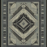 Lush Earthy Toned Patterned Charm(Black)