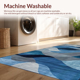 Subtle Tiled Motif in Cool Hues(Blue)