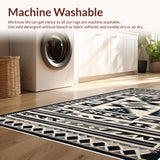 Southwestern Ethnic Geometric Elegance(Black)