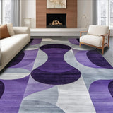 Ultra Soft Area Rug, Non Slip, Stain Resistant, Washable Area Rugs for Living Room, Bedroom, Vibrant Cozy Purple Hue(Purple)
