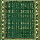 Ultra Soft Area Rug, Non Slip, Stain Resistant, Washable Area Rugs for Living Room, Bedroom, Stair Runner Boho Style Pack Non Slip Safety Mats(Green)