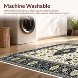Ultra Soft Area Rug, Non Slip, Stain Resistant, Washable Area Rugs for Living Room, Bedroom, Beige(Beige)