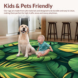 Contemporary Leaf Embossed Style(Green)