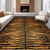 Ultra Soft Area Rug, Non Slip, Stain Resistant, Washable Area Rugs for Living Room, Bedroom, Luxe Rustic Faux Fur Elegance(Brown)