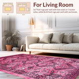 Ultra Soft Area Rug, Non Slip, Stain Resistant, Washable Area Rugs for Living Room, Bedroom, Feminine Soft Animal Motif(Pink)