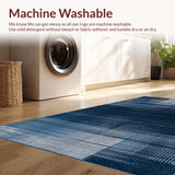 Elegant Navy Grey Abstract Waves(Blue)