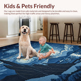 Minimalist Textured Round Accent(Blue)