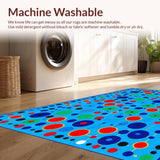 Bright Blue Geometric Inspiration(Blue)