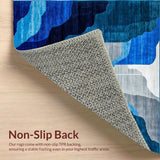 Chic Abstract Cascade Design(Blue)