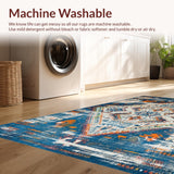 Warm Earthy Floral Impression(Blue)