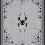 Gothic Monochrome Spider Graphic(Black)