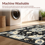 Whimsical Modern Floral Theme Design(Black)