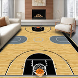 Ultra Soft Area Rug, Non Slip, Stain Resistant, Washable Area Rugs for Living Room, Bedroom, Sleek Contemporary Graphic Elements(Beige)