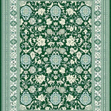 Chic Low Pile Rustic Charm(Green)
