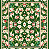 Lush Garden Motif with Depth(Green)