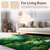 Elegant Abstract Forest Green(Green)