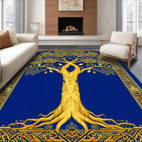 Cozy Earthy Tone Medallion(Blue)