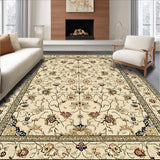 Ultra Soft Area Rug, Non Slip, Stain Resistant, Washable Area Rugs for Living Room, Bedroom, Sophisticated Subtle Beige Hues(Beige)