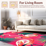 Lively Floral Duo Decorative Design(Pink)