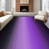 Ultra Soft Area Rug, Non Slip, Stain Resistant, Washable Area Rugs for Living Room, Bedroom, Chic Ombre Textured Visual Appeal(Purple)