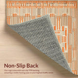Chic Geometric Earth Tone Mat(Beige)